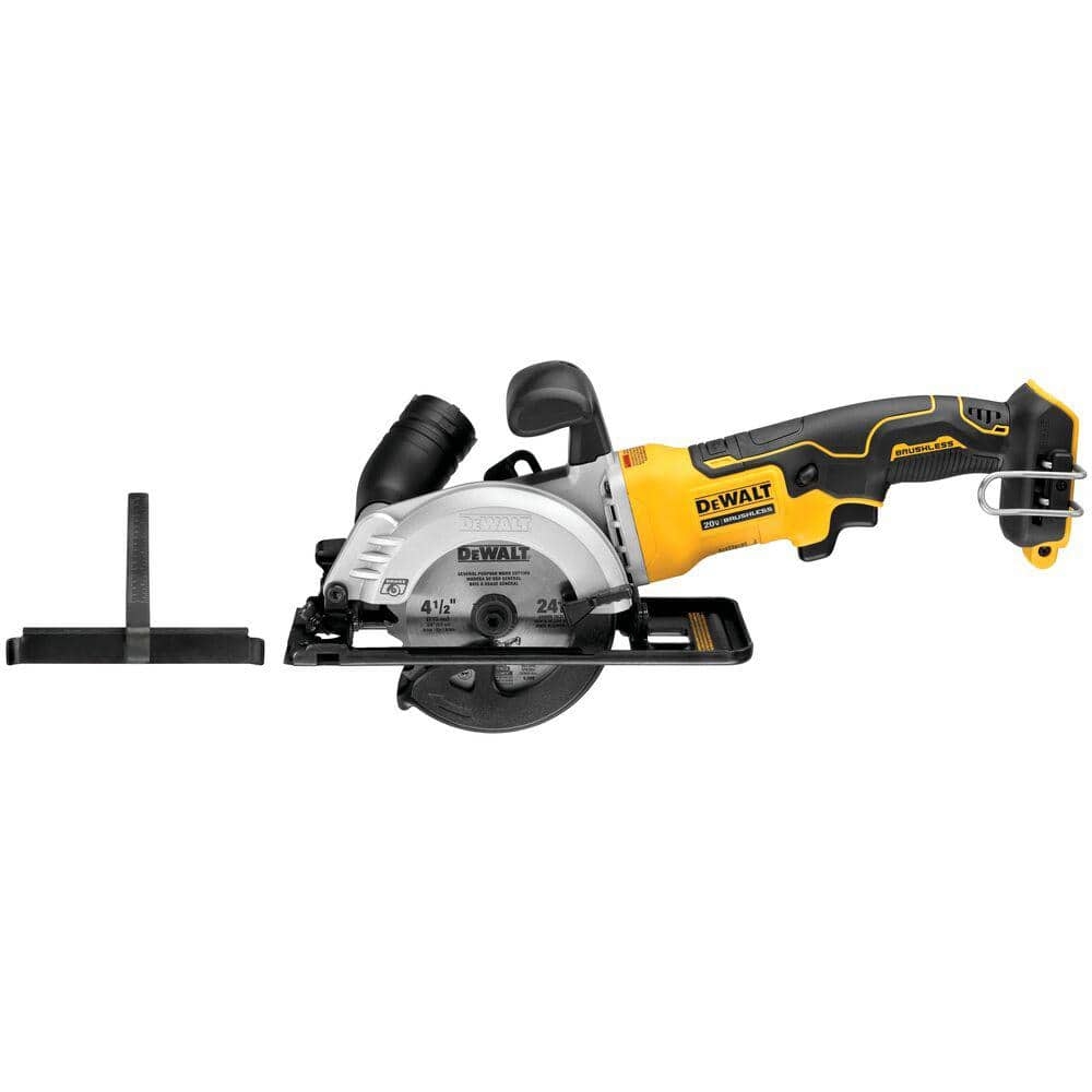 DEWALT ATOMIC 20V MAX Cordless Brushless 4 1 2 In Circular Saw Tool Only DCS571B The Home Depot