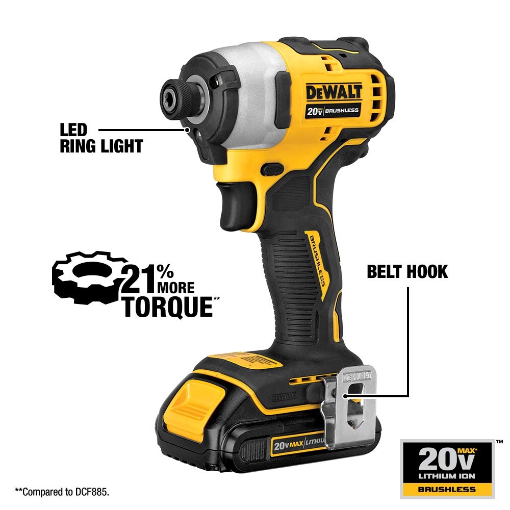 dewalt impact driver brushless