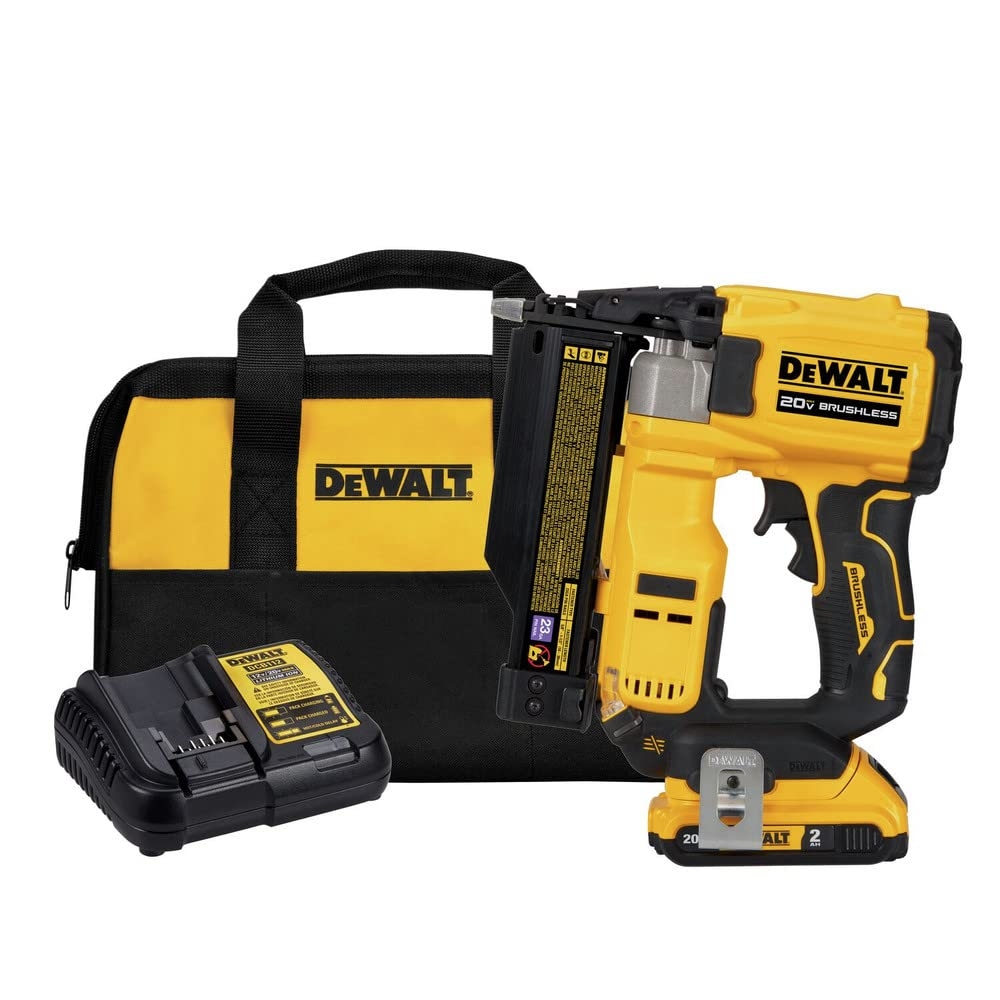 DEWALT ATOMIC Compact Series 20V MAX Brushless Cordless 23 Ga Pin Nailer Kit DCN623D1 Amazon