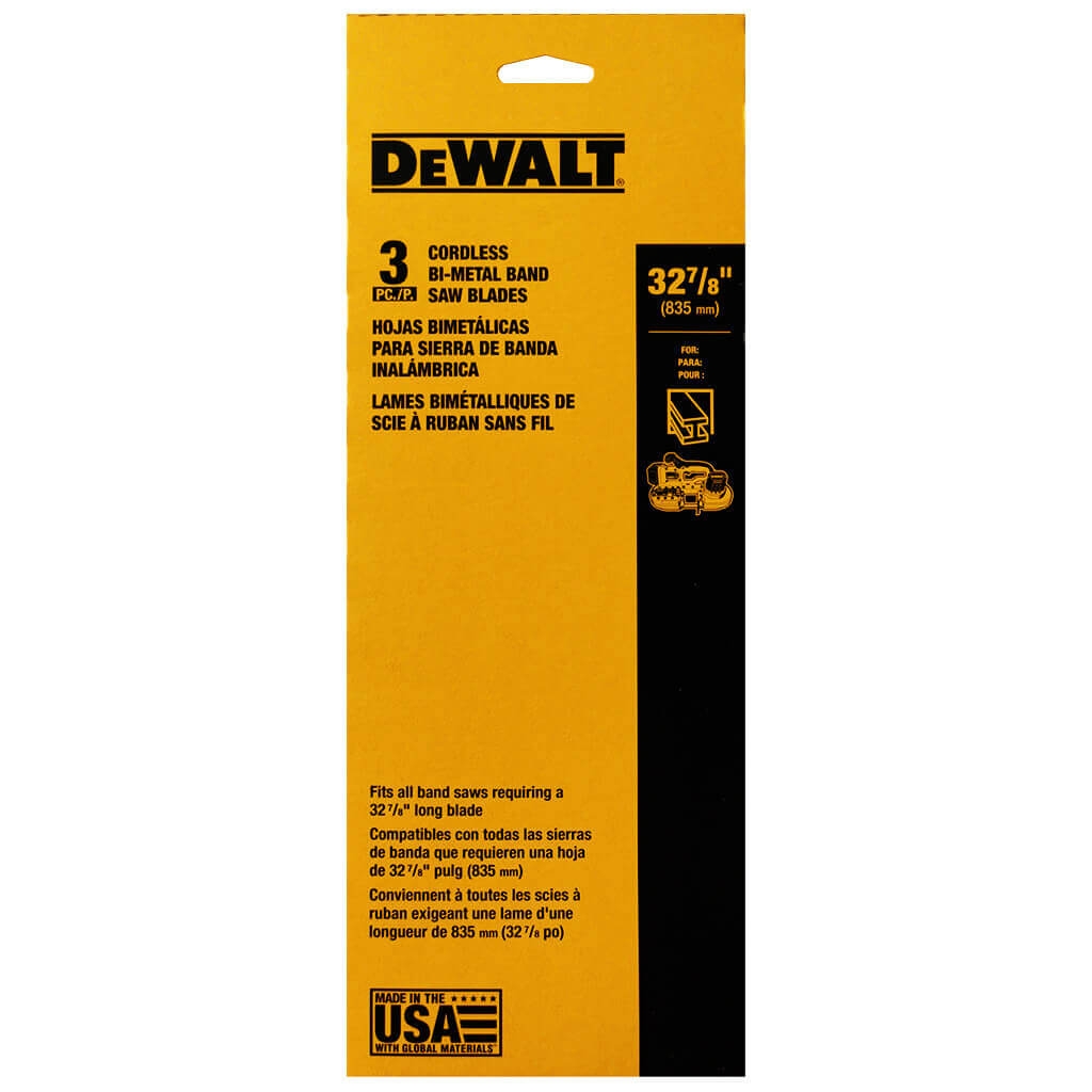 DeWalt Band Saw Blade 24TPI 32 7 8in X 0 02in Thickness 3 Pack DW3984C A Louis Supply