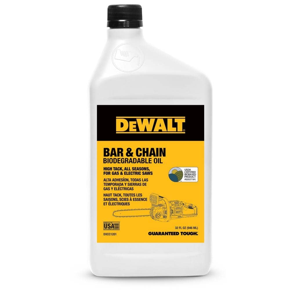 DeWalt Bar U0026 Chain Biodegradable Oil 32oz DXCC1201