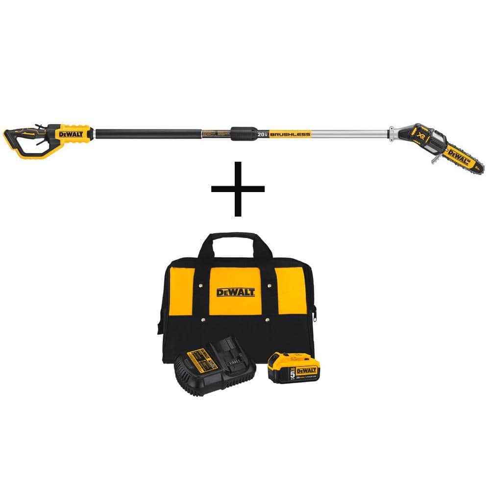 dewalt battery pole saw