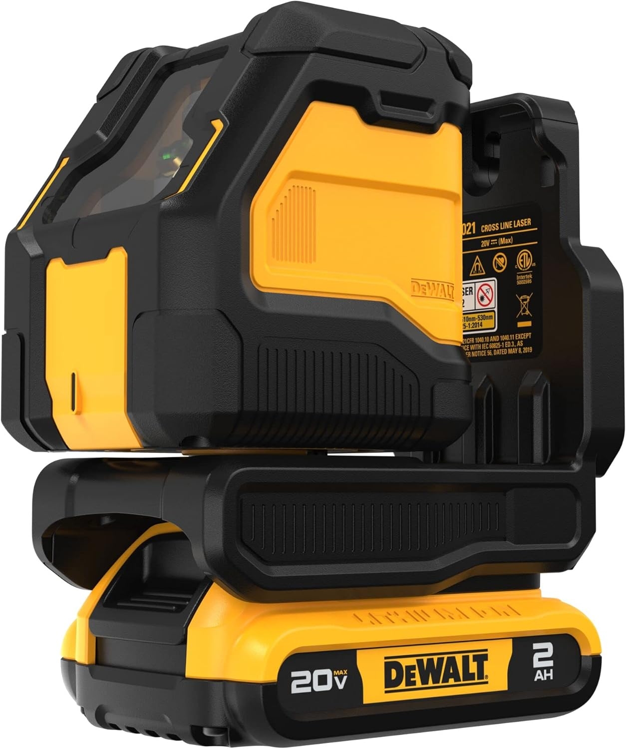 Dewalt Brandclub DEWALT 20V MAX Laser Level Kit Cross Line Laser Green DCLE34021D1 