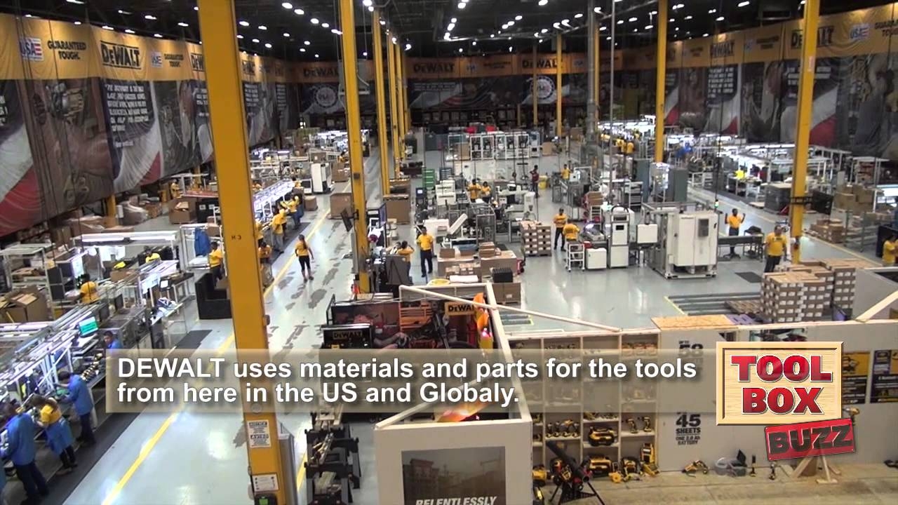 DeWalt Built In The USA Initiative And Plant Tour YouTube