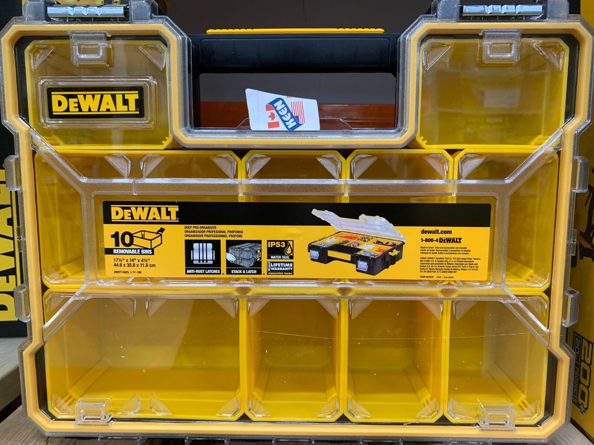DEWALT CANADA 10 Compartment Deep Pro Small Parts Organizer EBay