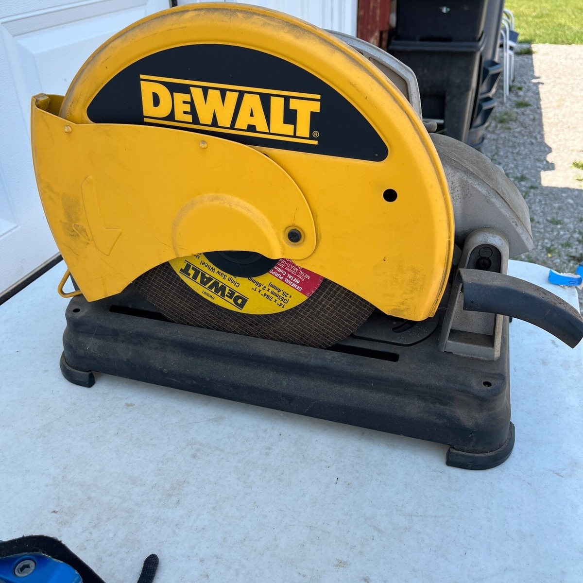 dewalt metal cutoff saw