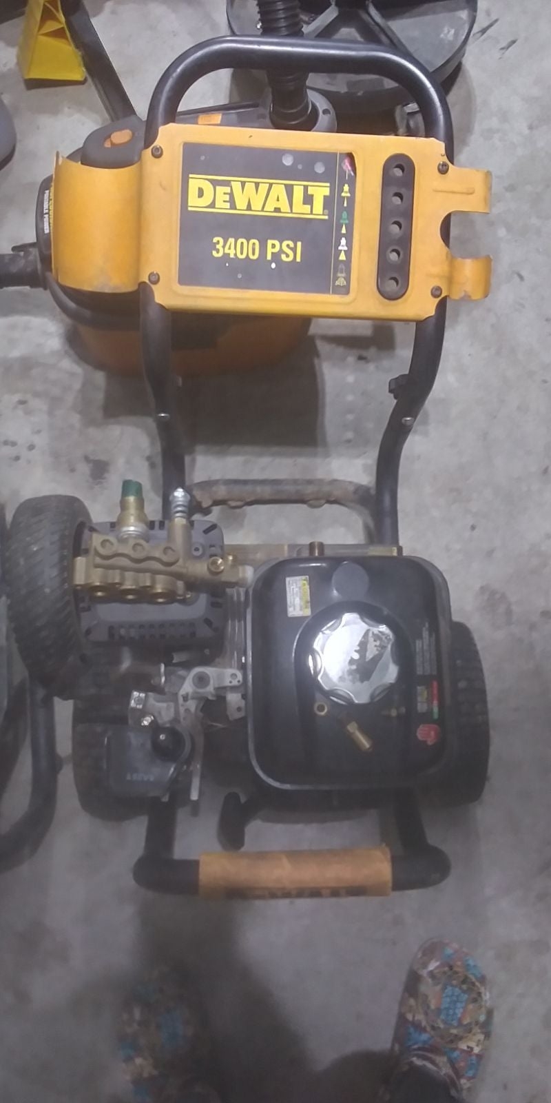dewalt 3400 psi pressure washer manual