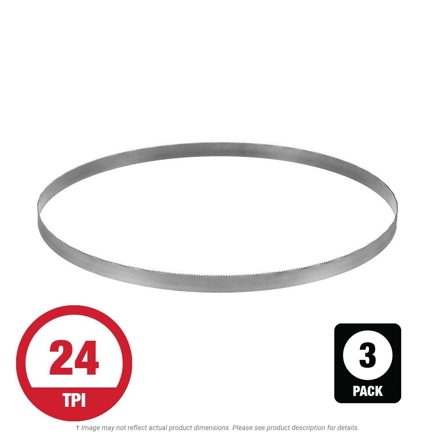 DeWalt Compact Band Saw Blade 32 7 8 X 1 2 24 TPI 3 Per Pack K L Jack