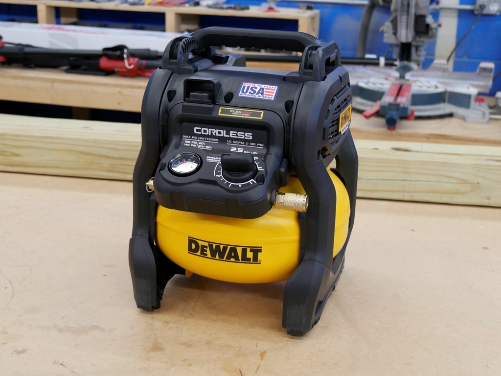dewalt air compressor 20v