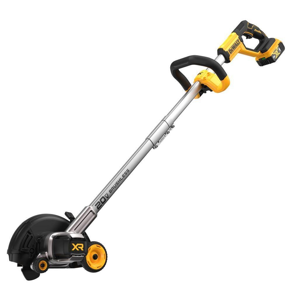 DEWALT Cordless Lawn Edger Kit 20V MAX Battery Powered W 4 Ah Battery Charger EBay