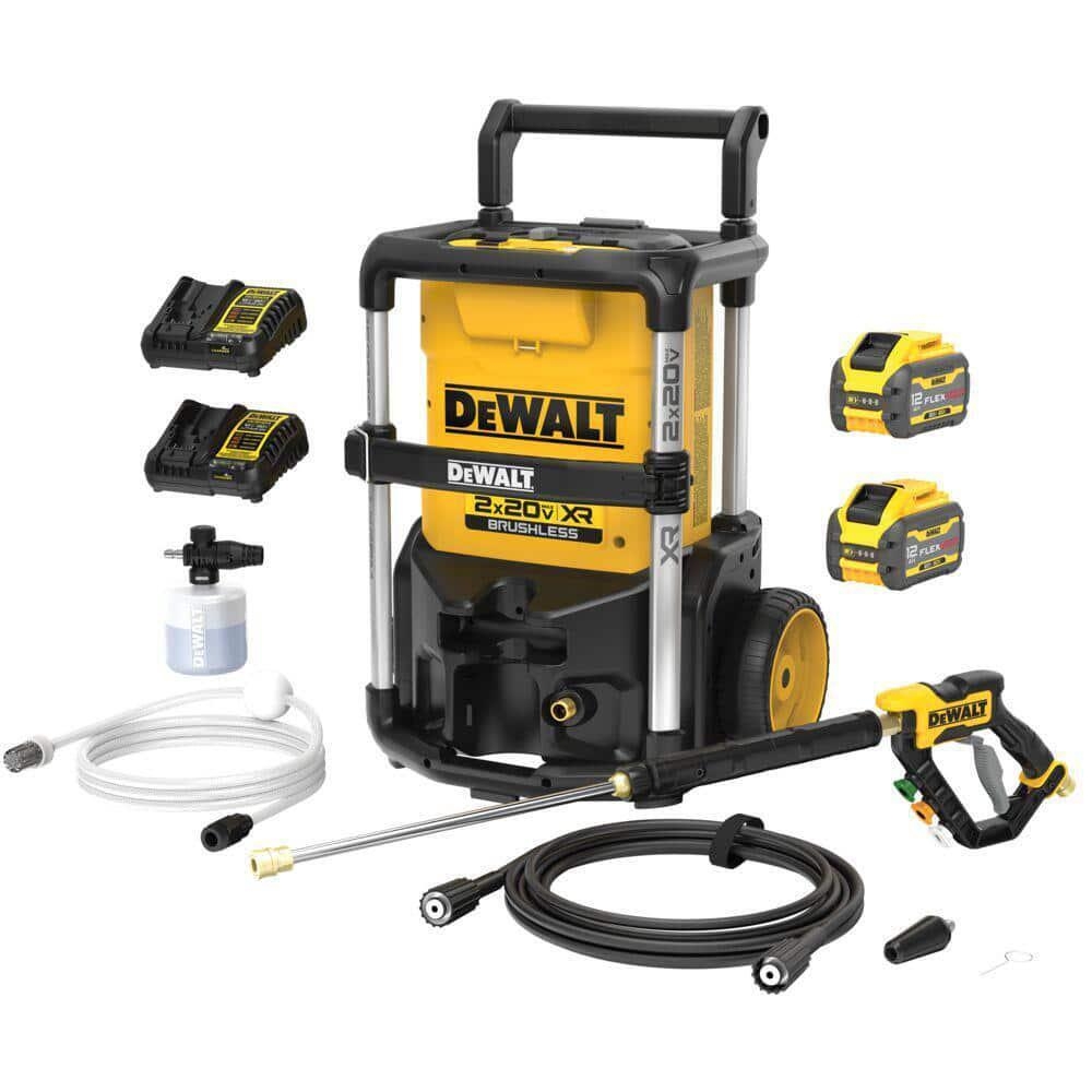 DEWALT Cordless Pressure Washer Kit 20V Cordless 1600 PSI W Battery Charger EBay