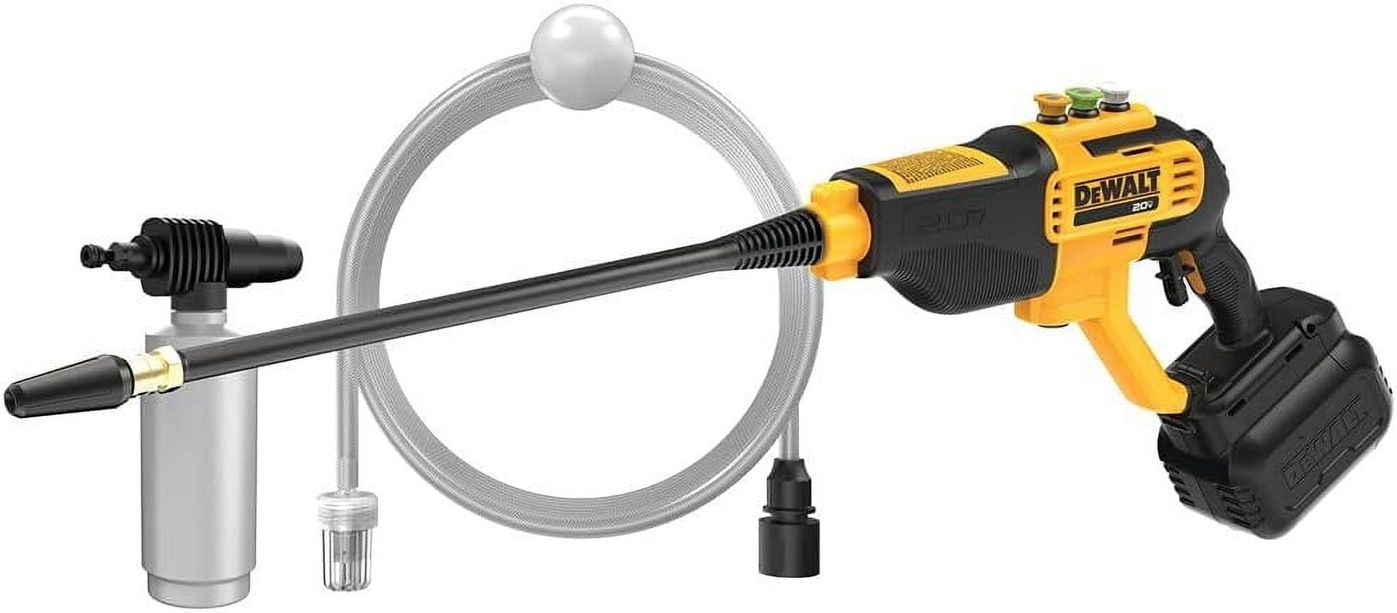 DEWALT Cordless Pressure Washer Power Cleaner 550 PSI 1 0 GPM Battery U0026 Charger Included DCPW550P1