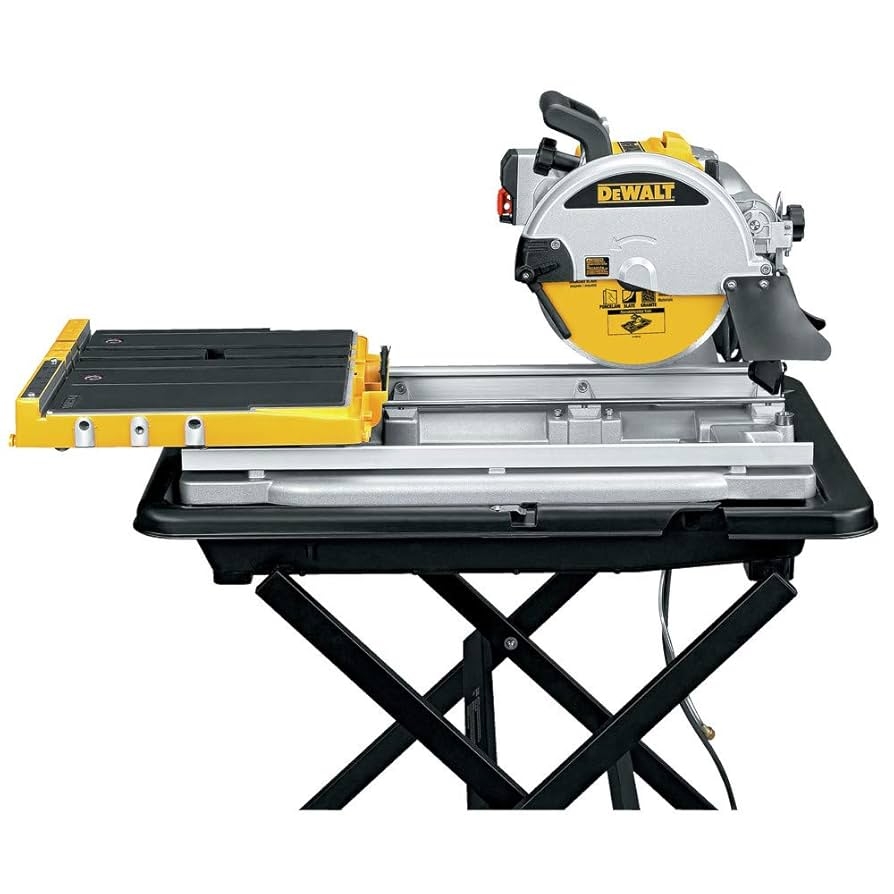 DEWALT D24000 1 5 Horsepower 10 Inch Wet Tile Saw Power Tile Saws Amazon
