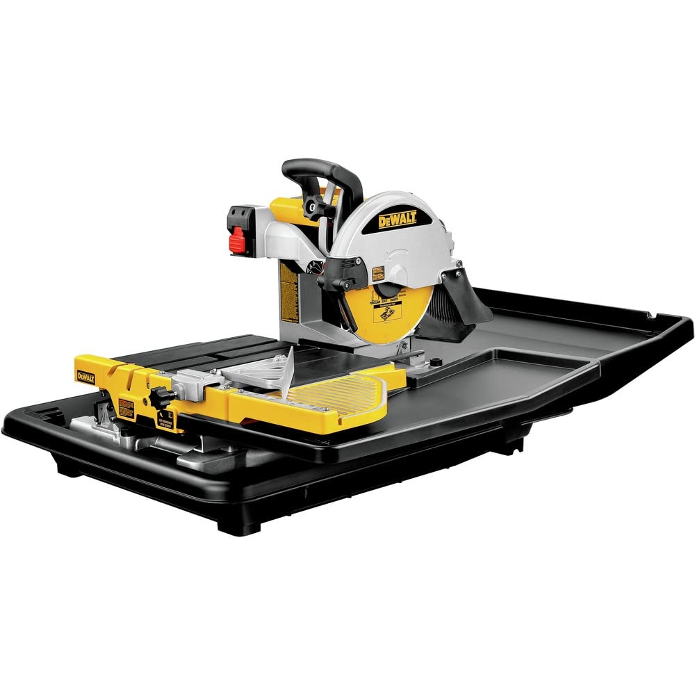 DEWALT D24000 1 5 Horsepower 10 Inch Wet Tile Saw Power Tile Saws Amazon