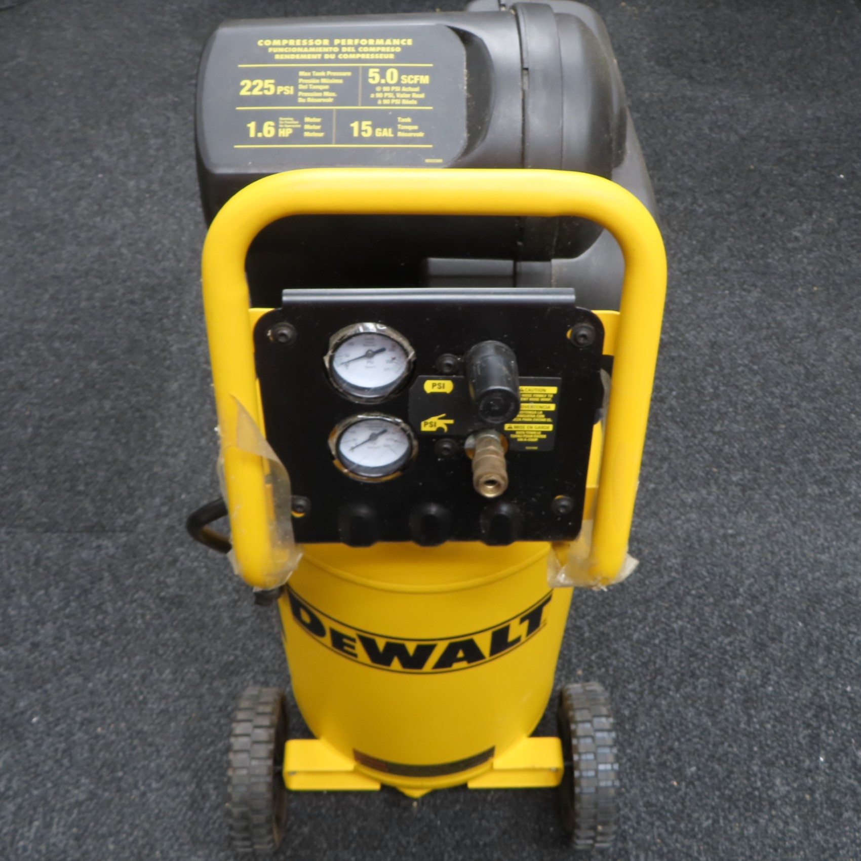 DeWalt D55168 120V 15 Gal Portable Electric Air Compressor Local Pick Up Only 