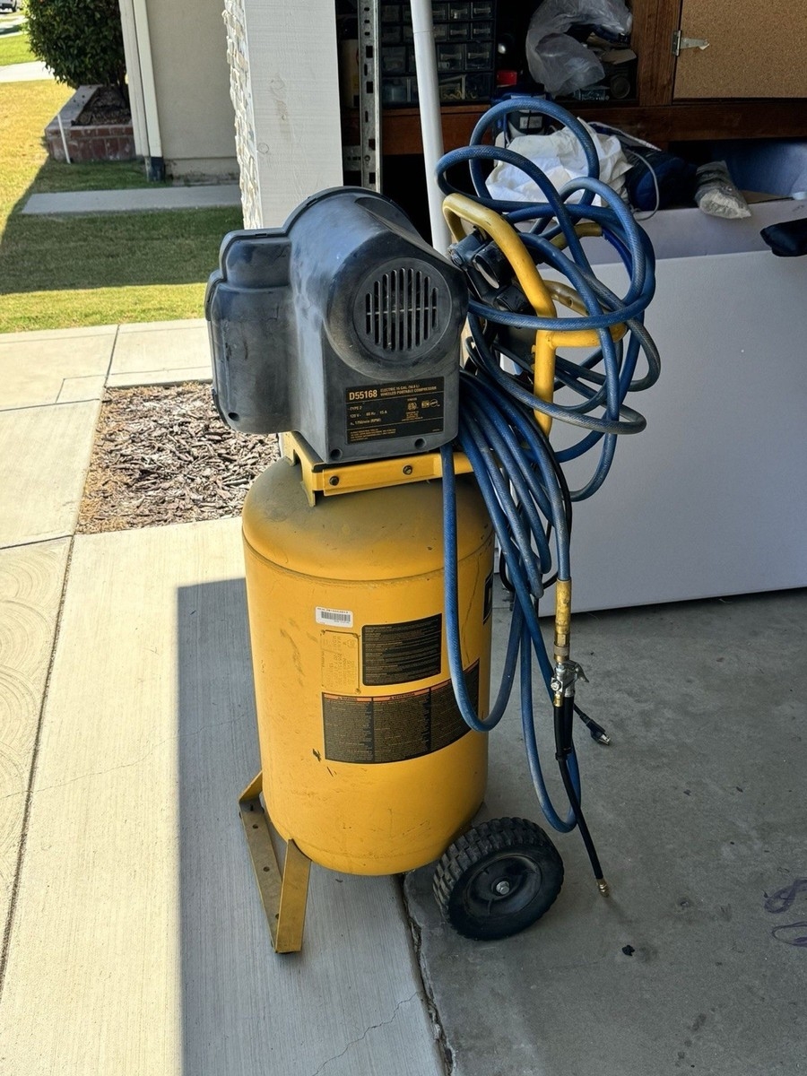 DEWALT D55168 15 Gallon 120V Electric Wheel Portable Compressor Used EBay