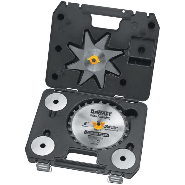 DEWALT Dado Blade Set 8 Inch 24 Tooth DW7670 Table Saw 