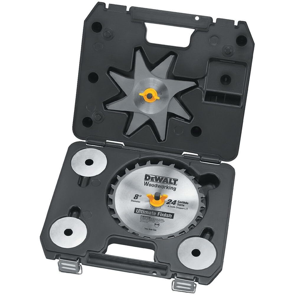 DEWALT Dado Blade Set 8 Inch 24 Tooth DW7670 Table Saw 