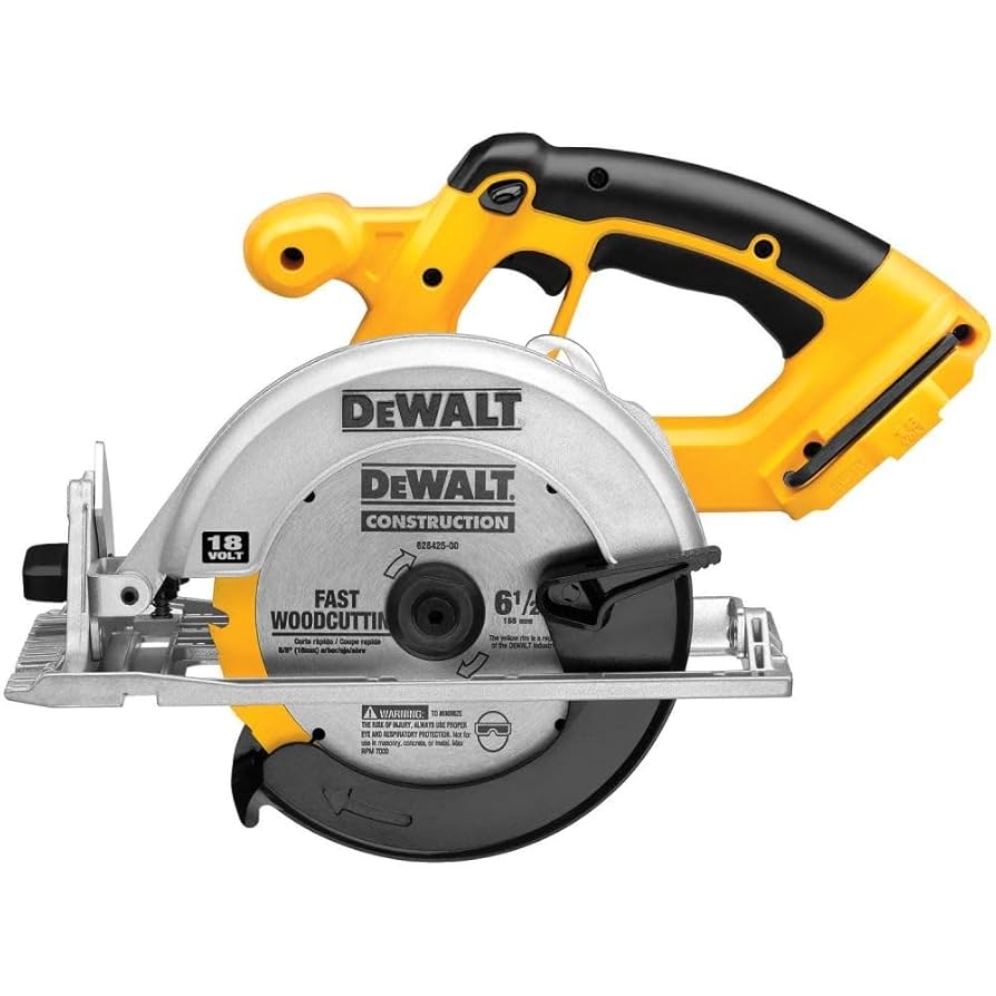 DEWALT DC390B 6 1 2 Inch 18 Volt Cordless Circular Saw Tool Only Power Circular Saws Amazon