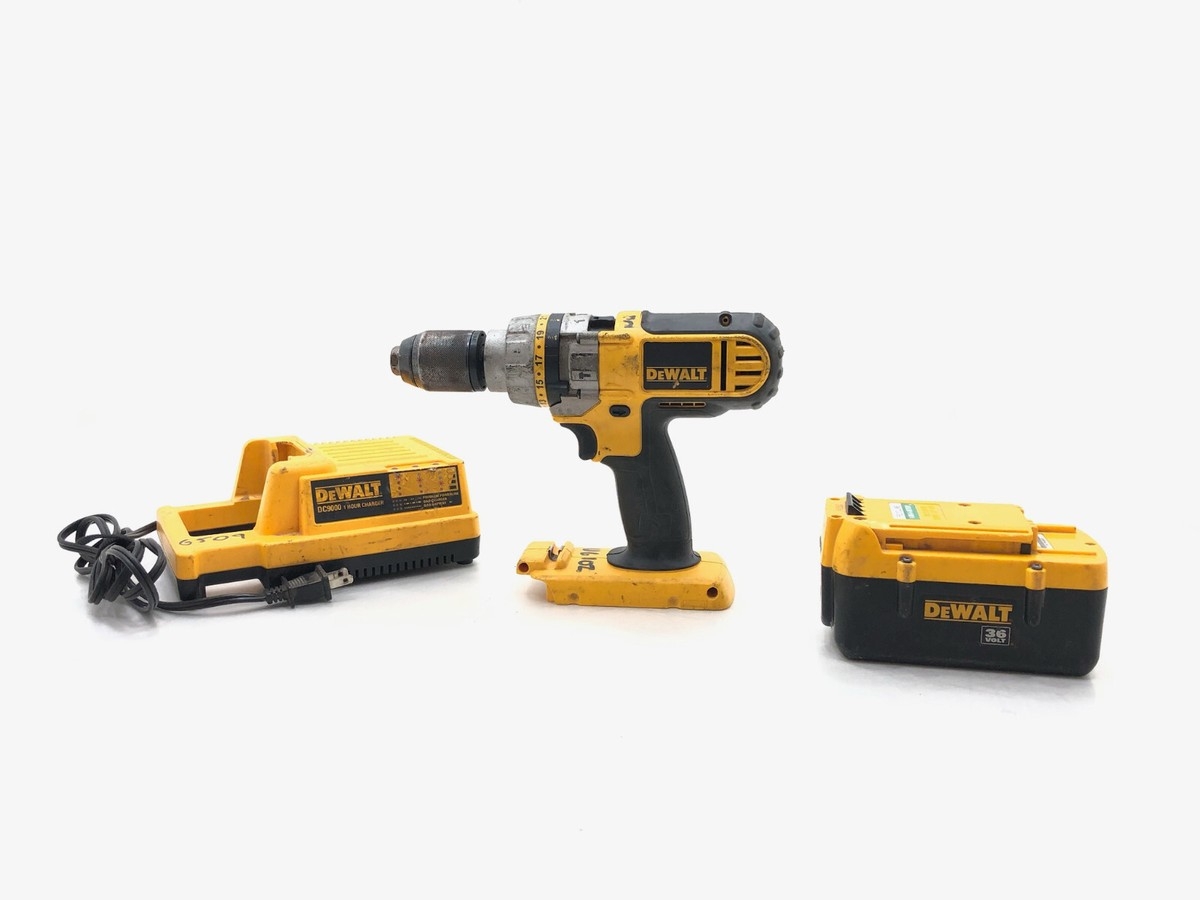 cordless dewalt drill and battery