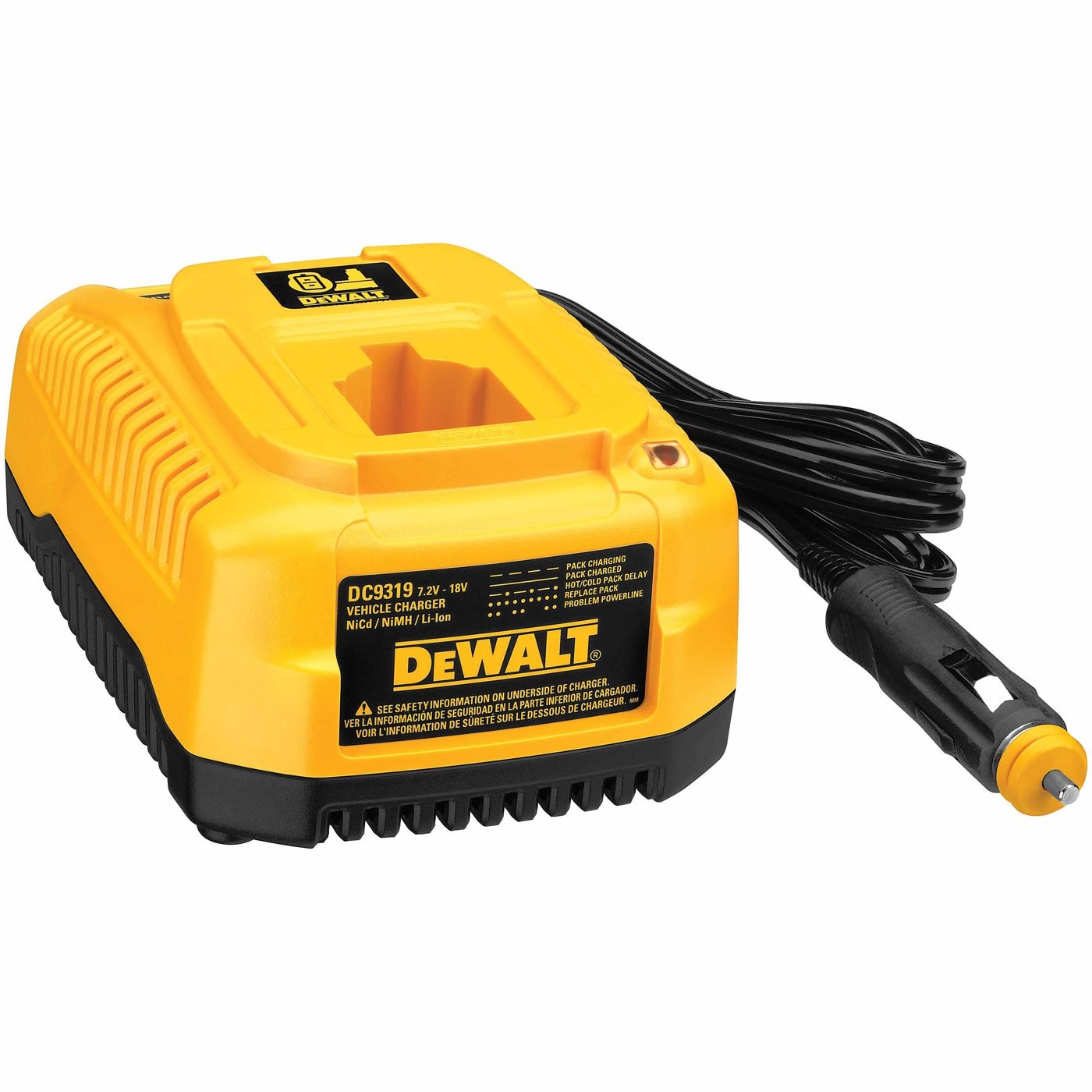 DEWALT DC9319 Vehicle Battery Charger M Cordless Tool Battery Chargers Amazon