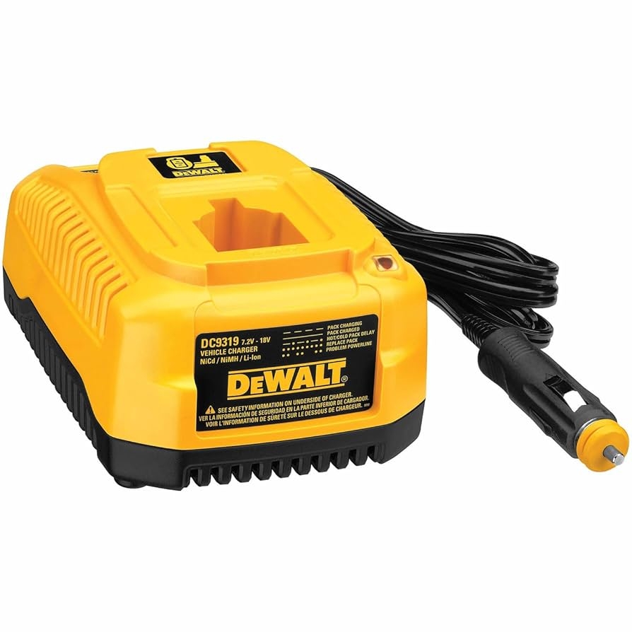 DEWALT DC9319 Vehicle Battery Charger M Cordless Tool Battery Chargers Amazon