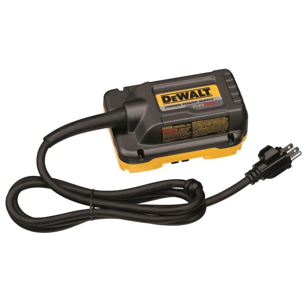 DEWALT DCA120 FLEXVOLT 120V Corded Power Supply Adaptor Amazon