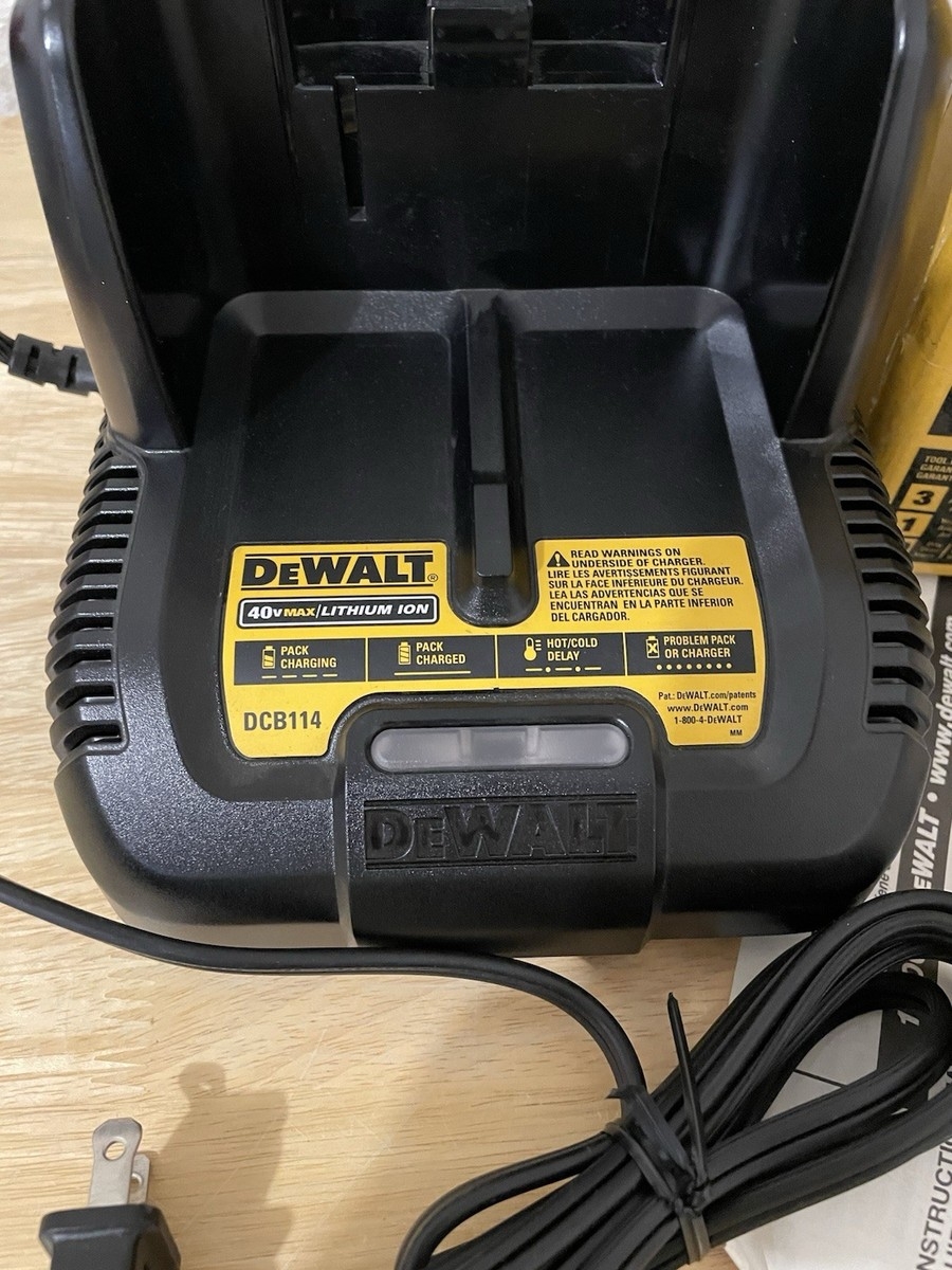 Dewalt DCB114 40v Max Li Ion Battery Charger For Sale Online EBay