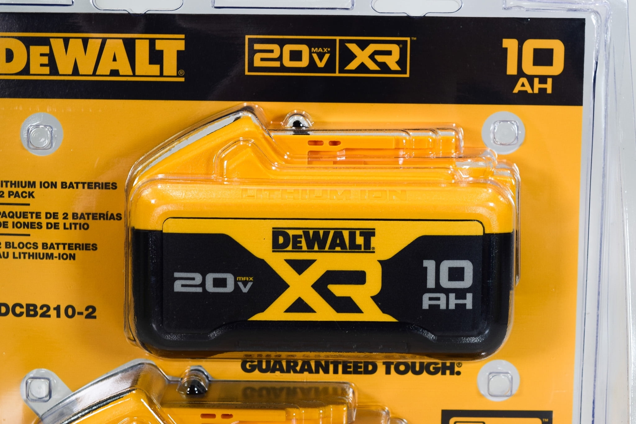 DeWalt DCB210 2 20v 10 Ah Power Tool Battery 2 Pack 