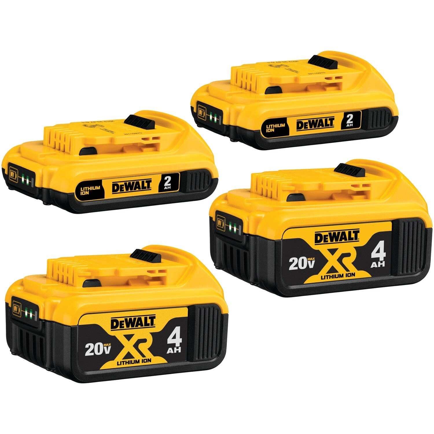 DeWalt DCB324 4 20V MAX Lithium Ion Battery 4 Pack