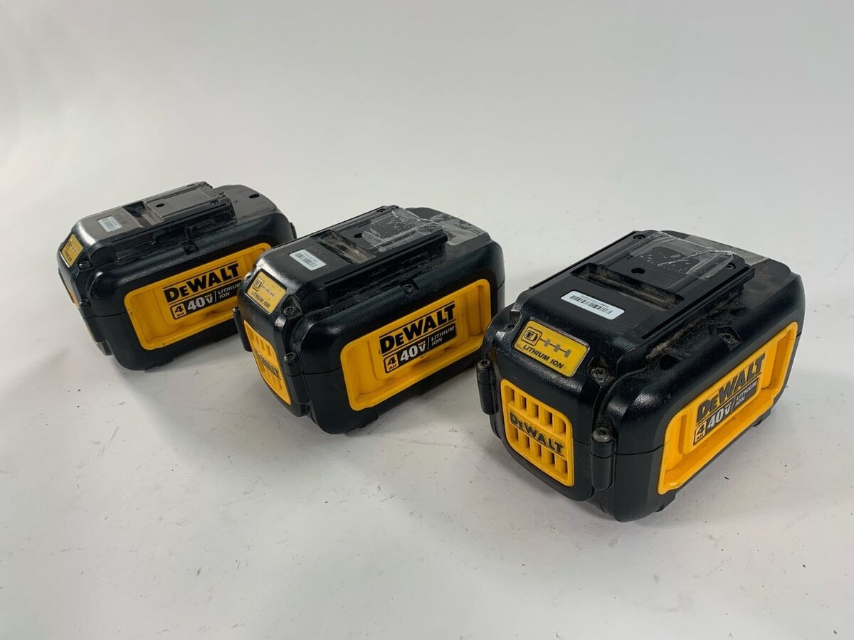 DEWALT DCB404 40V Lithium Ion 4Ah Battery 3 Pack Parts Only