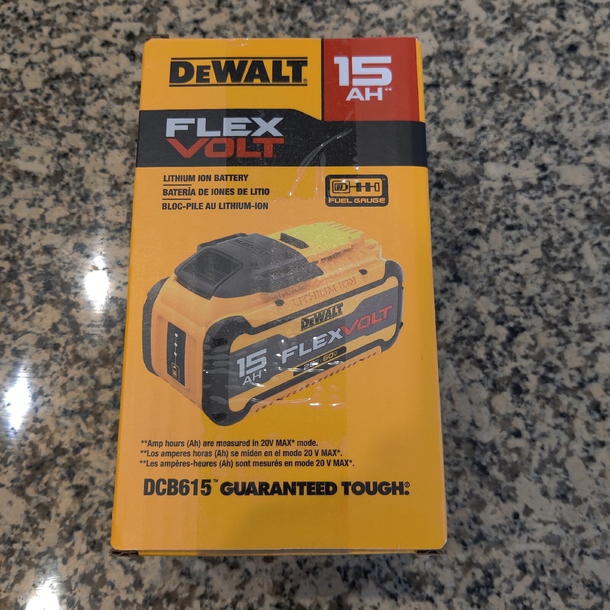 DEWALT DCB615 20V 60V FLEXVOLT 15 AMP HOUR BATTERY 15AH EBay