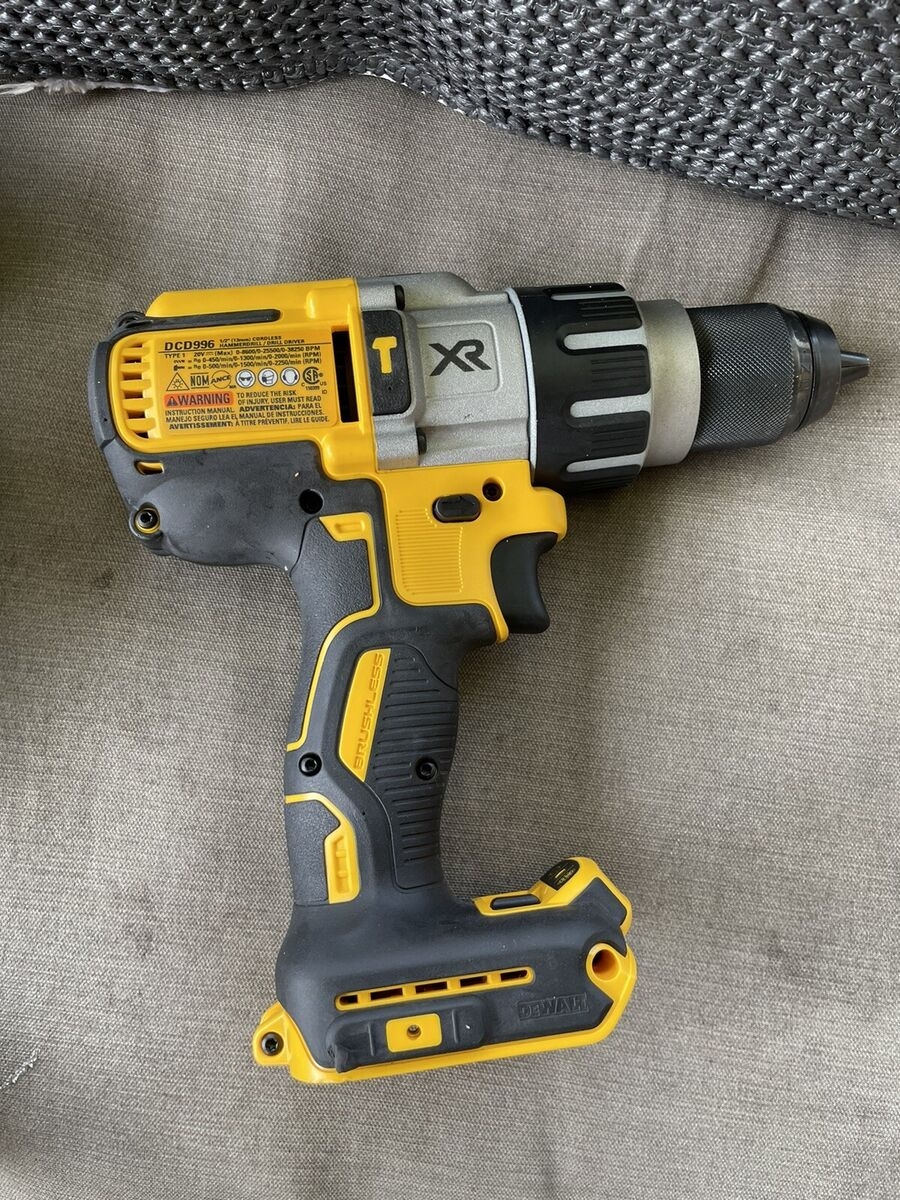 DeWalt DCD805 20V Max XR Brush cordless 1 2 Hammer Drill Driver W 2 Bat O7 EBay