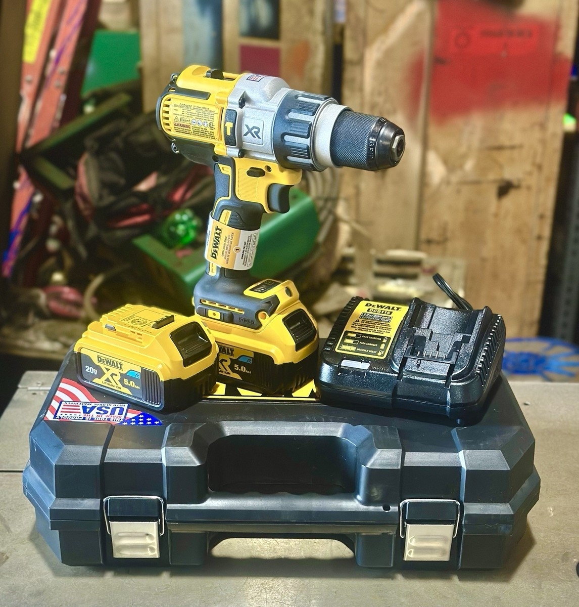 Dewalt DCD997CP2BT 20V Max XR 1 2 In Brushless Cordless Hammer Drill Kit New
