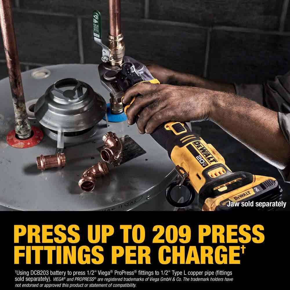 dewalt copper press tool