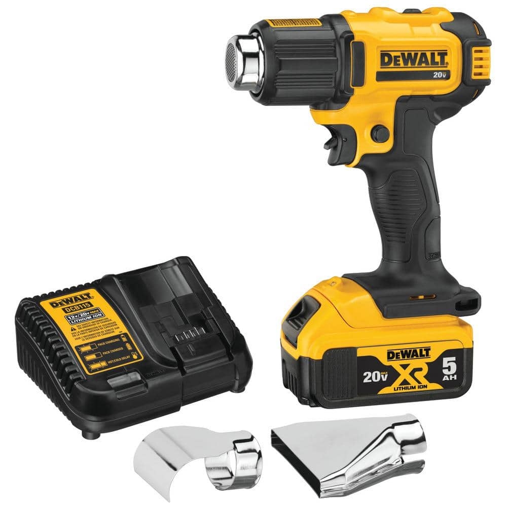 DeWalt DCE530P1 20V MAX Cordless Heat Gun Kit