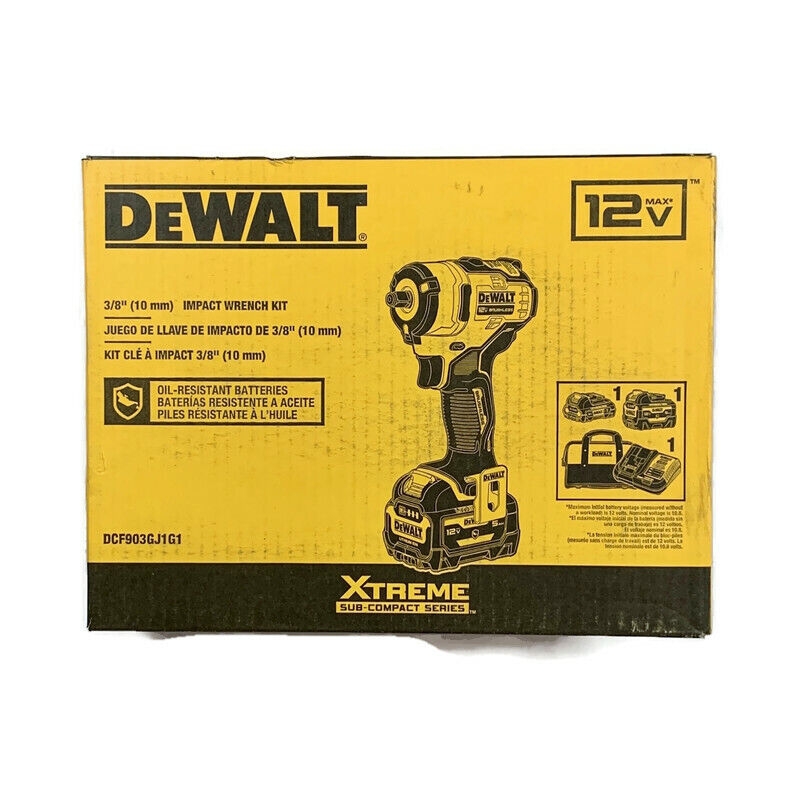DeWalt DCF903GJ1G1 12V MAX 3 8