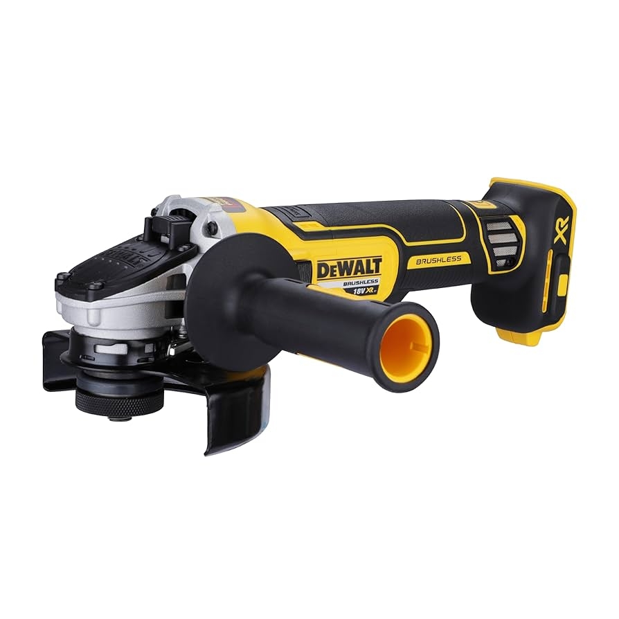 DEWALT DCG405N 18V XR Brushless 125mm Angle Grinder Multi Colour Amazon
