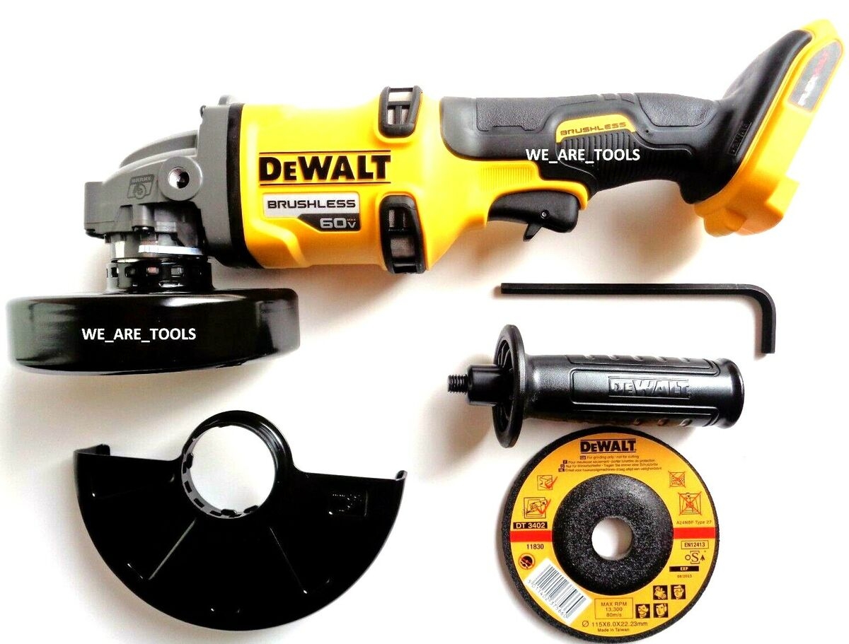 Dewalt DCG418B Flexvolt 60V Grinder 4 1 2 6 Cordless Brushless 60 Volt DCG418 EBay