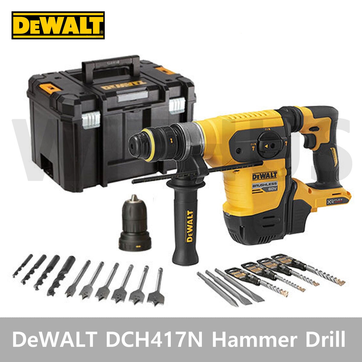 DeWALT DCH417N 60V Max Flexvolt XR Brushless SDS Plus Hammer Drill Bare Tool 