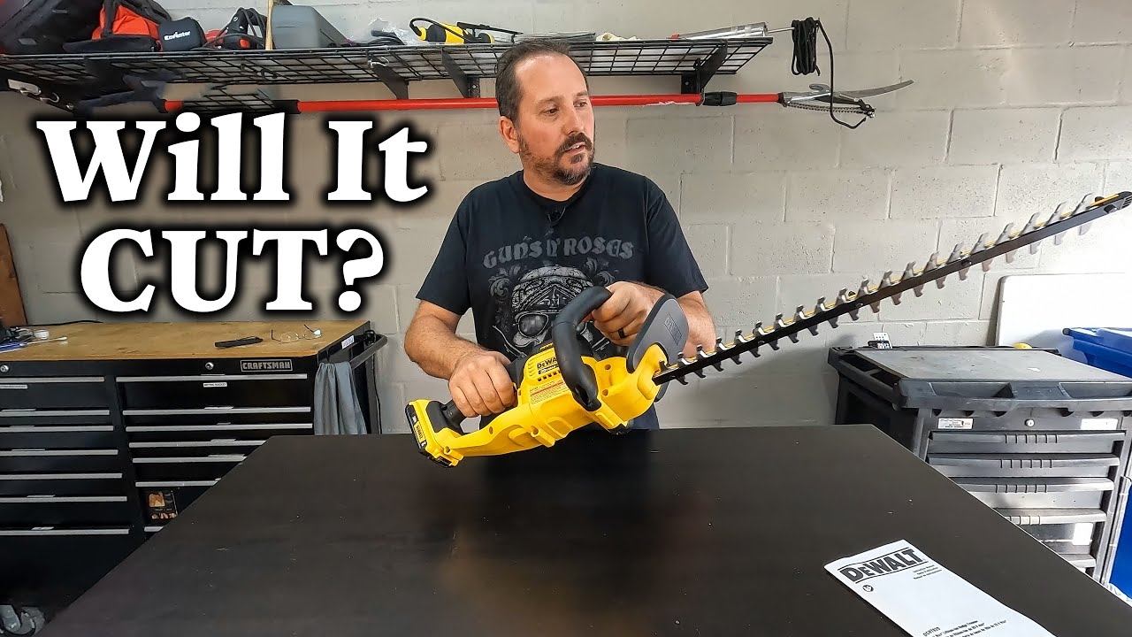 DEWALT DCHT820B Hedge Trimmer YouTube