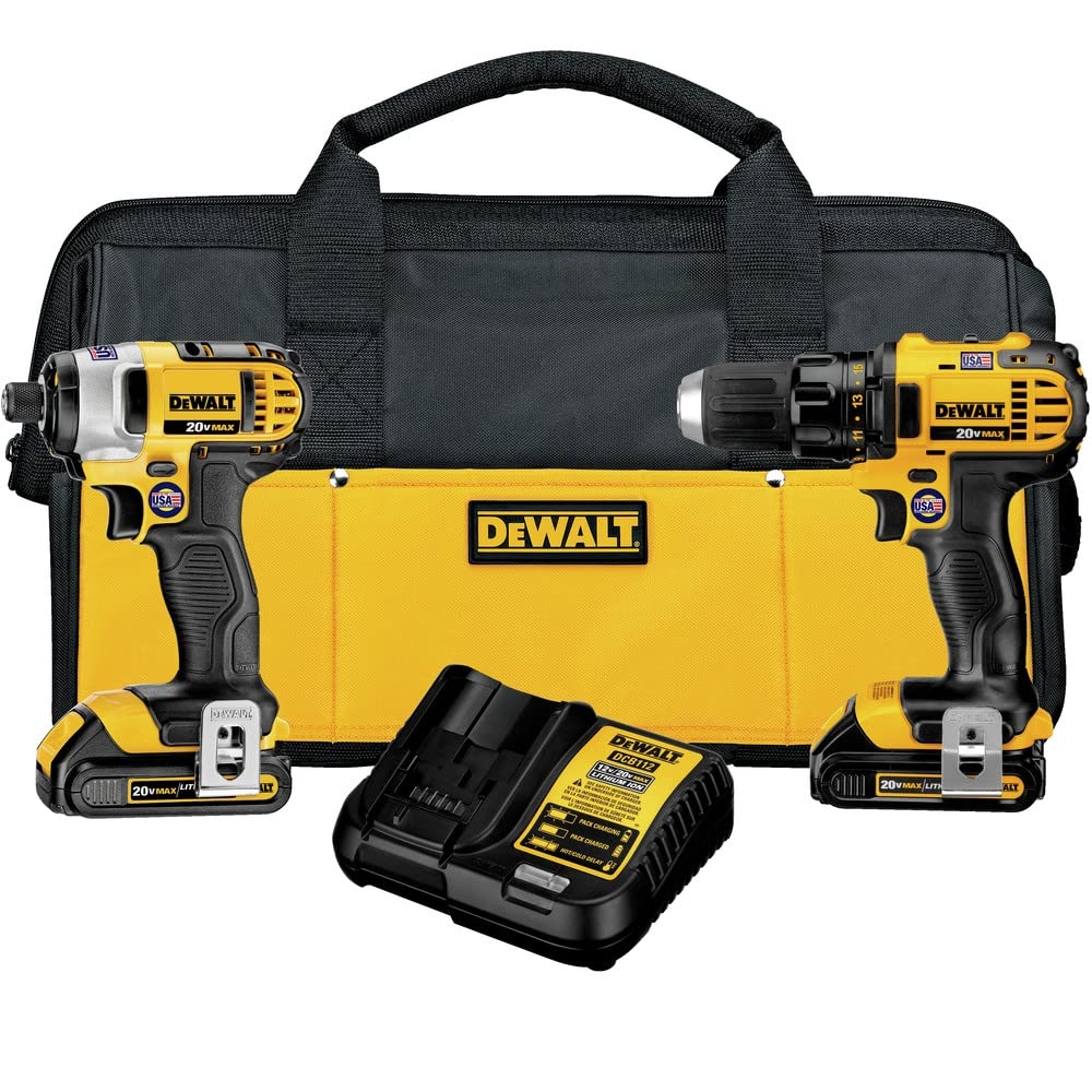 dewalt drill and impact 20v