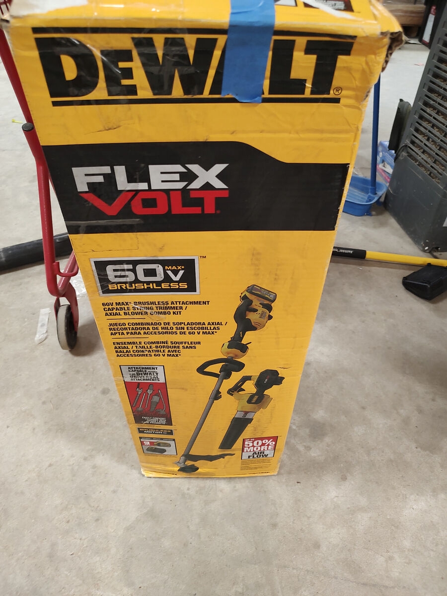 DeWALT DCKO266X1 60V String Trimmer U0026 Blower Combo Kit COmplete 