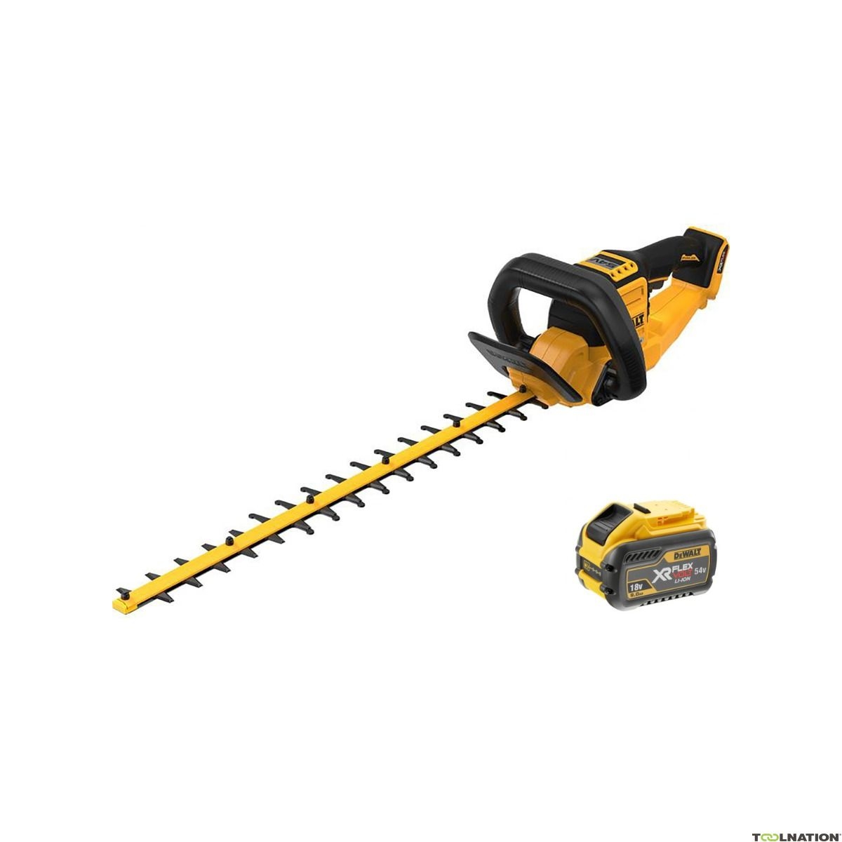DeWalt DCMHT573X1 QW Cordless Hedge Trimmer FlexVolt 54V 9 0Ah Li Ion