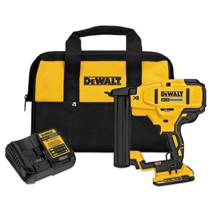 Dewalt DCN681D1R 20V MAX Cordless Lithium Ion 18 Gauge Narrow Crown Stapler Kit Renewed Amazon