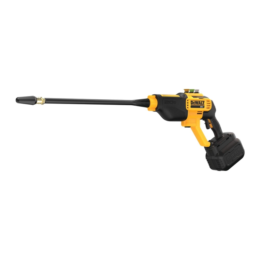 dewalt pressure sprayer trouble shoot