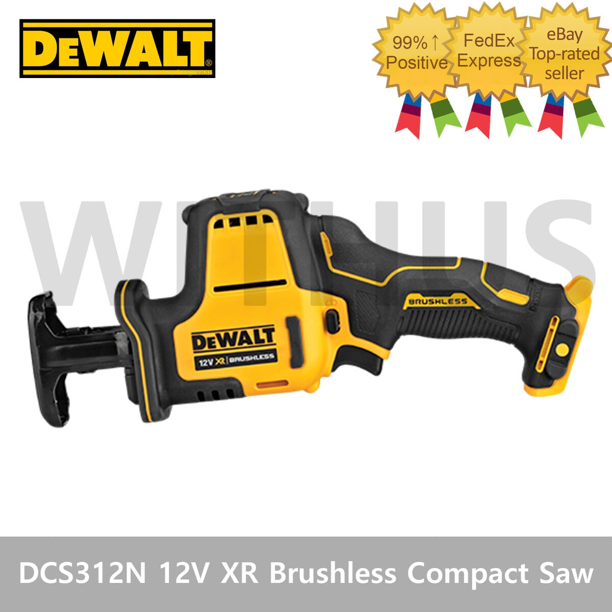 Dewalt DCS312N 12V MAX XR Brushless Compact Reciprocating Saw Body Only EBay