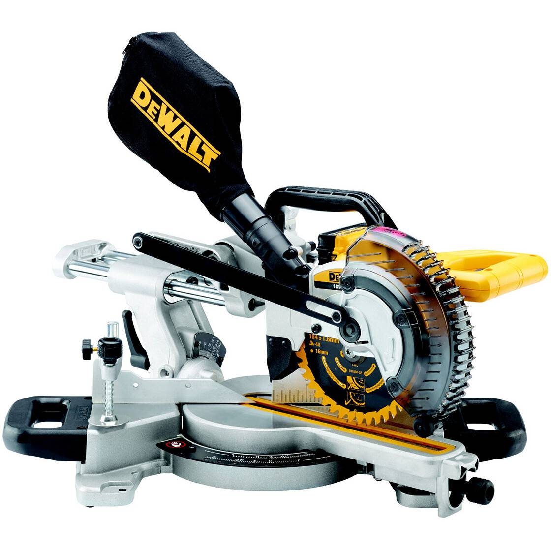 Dewalt DCS365M2 GB Mitre Saw 18V Cordless With XPS 184mm With 2 X 4Ah Batteries From Lawson HIS