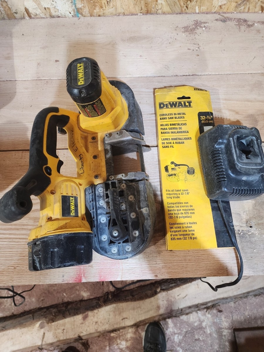 Dewalt DCS370 18v Cordless Band Saw Battery Charger Tested P22