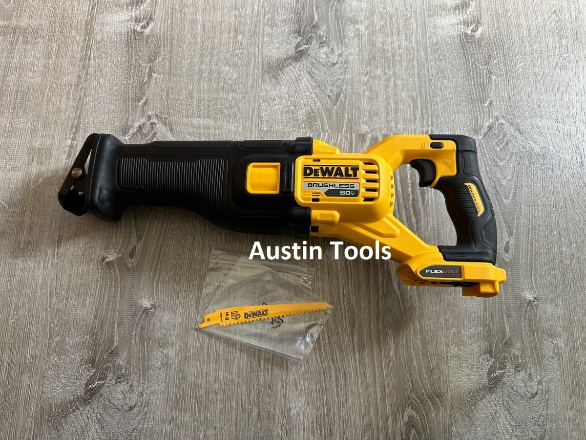 Dewalt DCS389B 60 Volt Flex Volt Variable Speed Brushless Reciprocating Saw NEW EBay